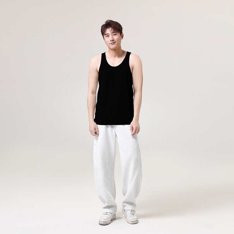 Muški tank top od 100% pamuka, lagan, prozračan, brzo suši, uski kroj