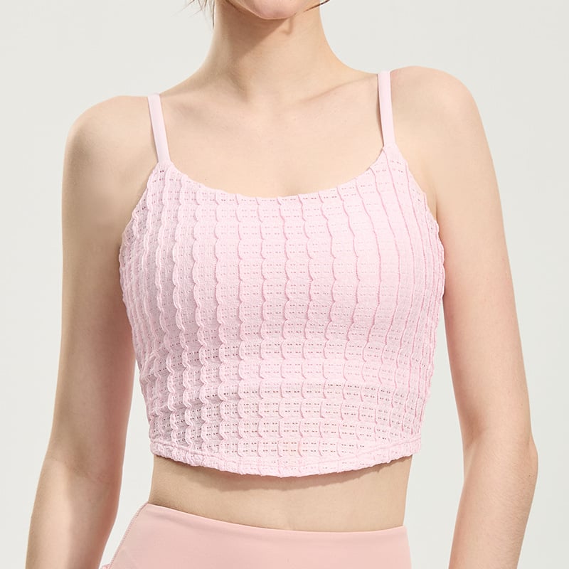 Αθλητικό σουτιέν με νάιλον που απομακρύνει την υγρασία; επένδυση 80% νάιλον, 20% σπάντεξ; δίχτυ 96% πολυεστέρας, 6% σπάντεξ; κατάλληλο για τρέξιμο, γυμναστική και γιόγκα.