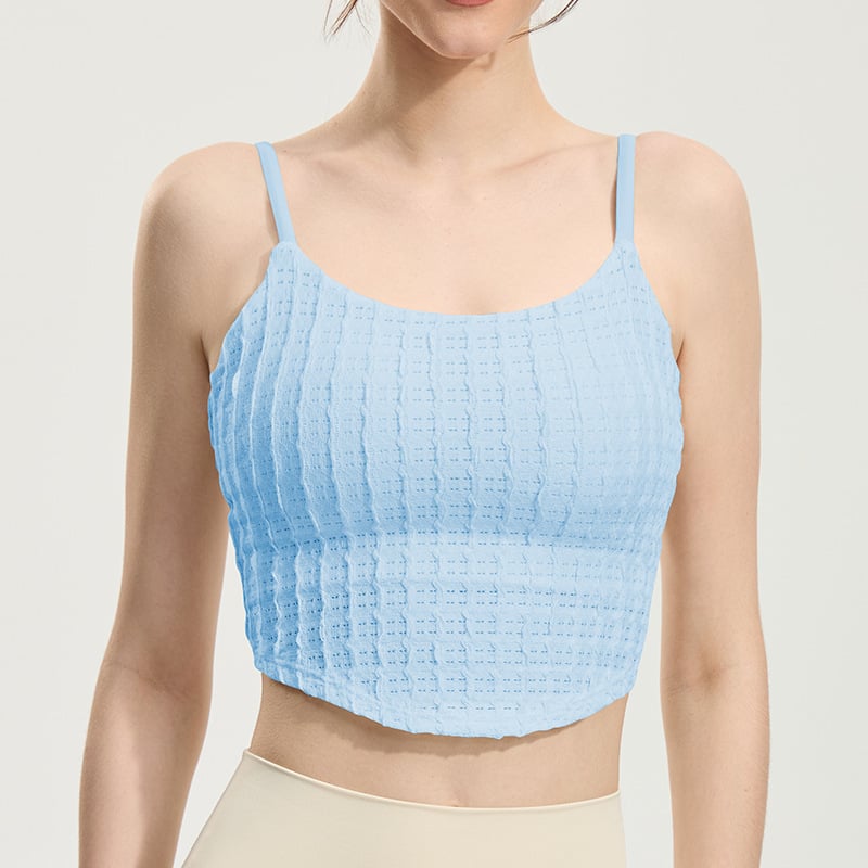 Αθλητικό σουτιέν με νάιλον που απομακρύνει την υγρασία; επένδυση 80% νάιλον, 20% σπάντεξ; δίχτυ 96% πολυεστέρας, 6% σπάντεξ; κατάλληλο για τρέξιμο, γυμναστική και γιόγκα.