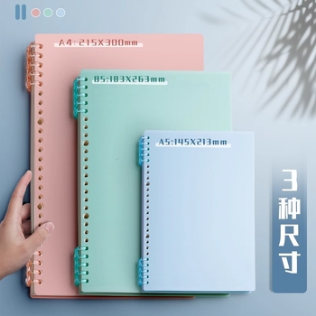 Cornell bilježnica A5, B5 i A4, 60 stranica, 80 g/m² dvostrani offset papir, PP kućište, vezanje binder, horizontalne linije Cornell i kvadratna mreža, retro stil