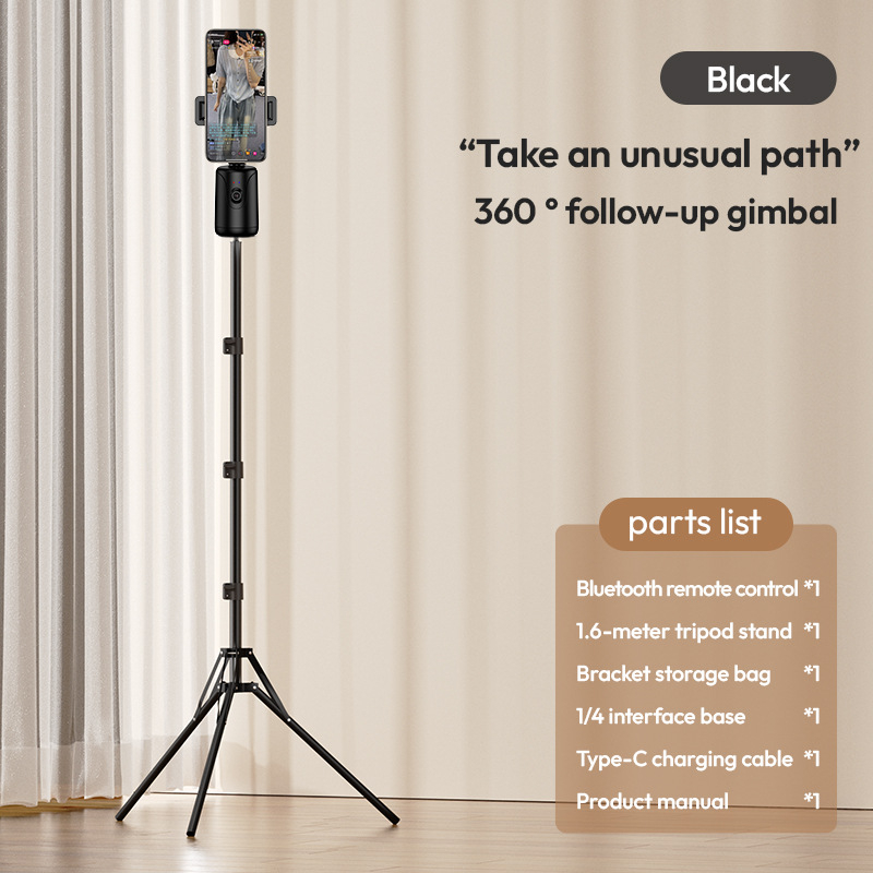 Gimbal για smartphone με AI αναγνώριση προσώπου για ζωντανή μετάδοση - 360° περιστροφή, 270° κλίση, 8 rpm, μπαταρία 6-8 ώρες, βάρος 236 g