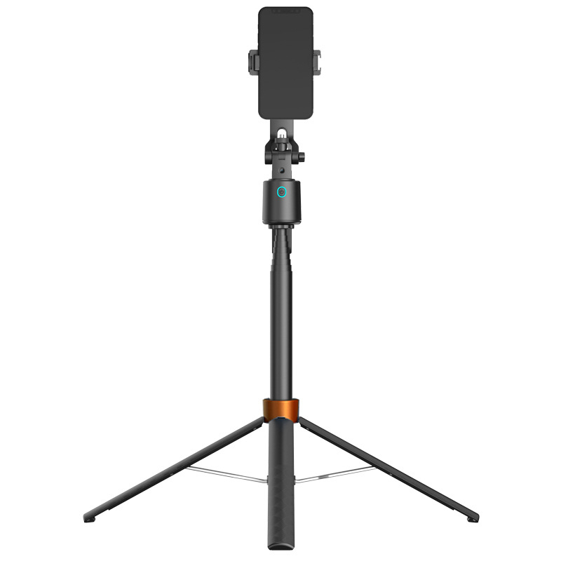 AI stabilizátor pre smartfón s 4‑osovým gimbalom a Bluetooth selfie tyčou, sledovanie tváre, 360° pan/tilt, rozťahovací s vstavaným LED svetlom