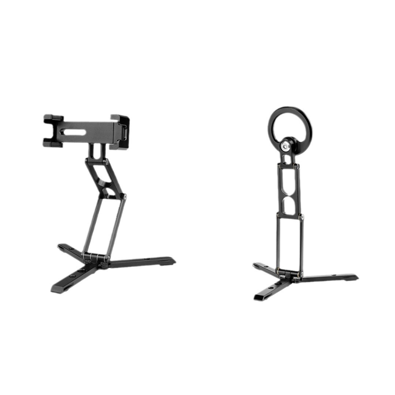 Stolni magnetski držač telefona od aluminijske legure, 360° horizontalno i vertikalno okretanje, težina 133 g, universalno za mobilne telefone, sklopivo