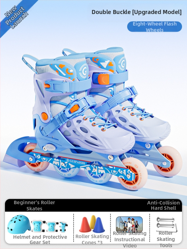 Korčule na kolieskach s hornou PU+ sieťkou, PU kolieska, jednoradové kolieska, podrážka z TPR