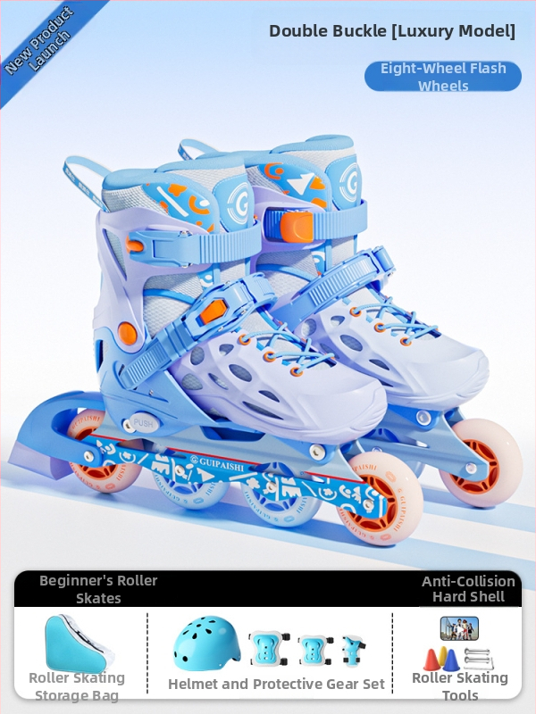 Korčule na kolieskach s hornou PU+ sieťkou, PU kolieska, jednoradové kolieska, podrážka z TPR