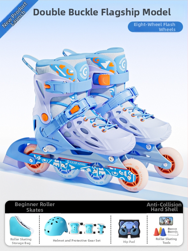 Korčule na kolieskach s hornou PU+ sieťkou, PU kolieska, jednoradové kolieska, podrážka z TPR