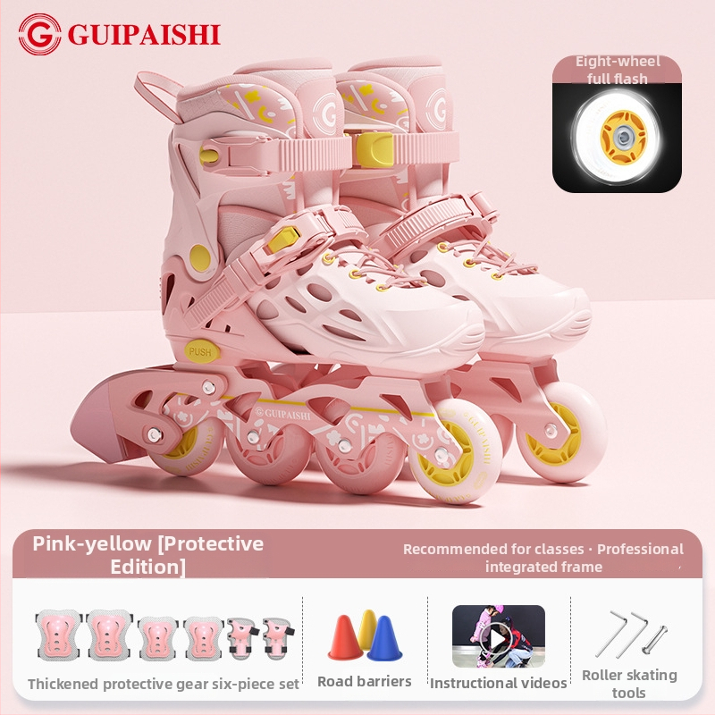 Korčule na kolieskach s hornou PU+ sieťkou, PU kolieska, jednoradové kolieska, podrážka z TPR