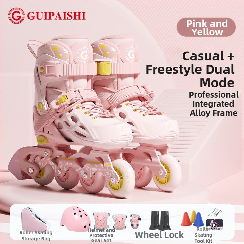 Korčule na kolieskach s hornou PU+ sieťkou, PU kolieska, jednoradové kolieska, podrážka z TPR