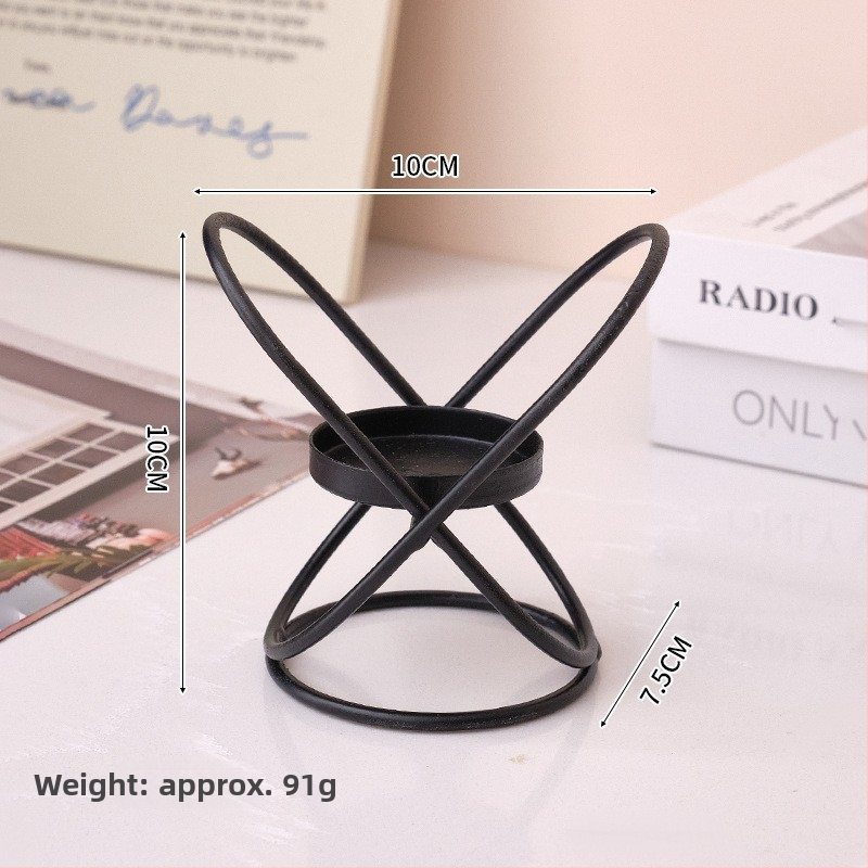 Željezni svijećnjak - romantična rekvizita za večeru, dekor stolne blagovaonice, moderan kreativni dizajn spavaće sobe, stil lagani luksuz, lansiranje 2021, podrijetlo Guizhou