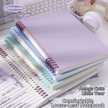 Bilježnica s odvojivim listovima, stranice s gridom, PP korica, Dowling papir 75gsm, 100–200 stranica