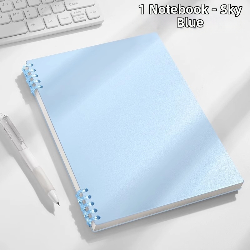 Bilježnica s odvojivim listovima, stranice s gridom, PP korica, Dowling papir 75gsm, 100–200 stranica