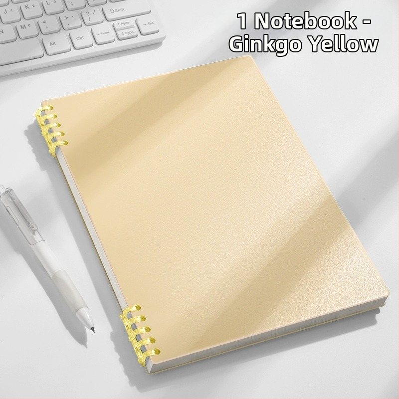 Bilježnica s odvojivim listovima, stranice s gridom, PP korica, Dowling papir 75gsm, 100–200 stranica