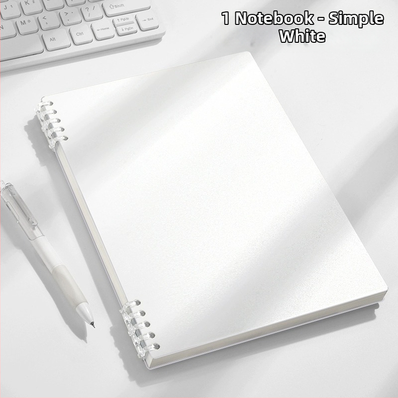 Bilježnica s odvojivim listovima, stranice s gridom, PP korica, Dowling papir 75gsm, 100–200 stranica
