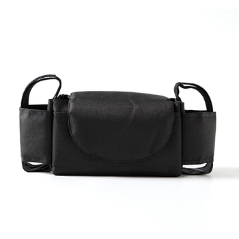 Babakocsi szervező táska - poliészter anyag, akasztós tároló, többfunkciós, nagy kapacitás