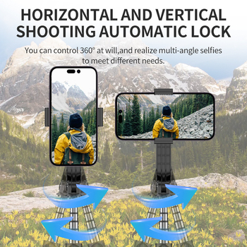 Гимбал стабилизатор SK-A4, едноосен стабилизатор, ABS+алюминиева сплав, Bluetooth, дистанционно управление