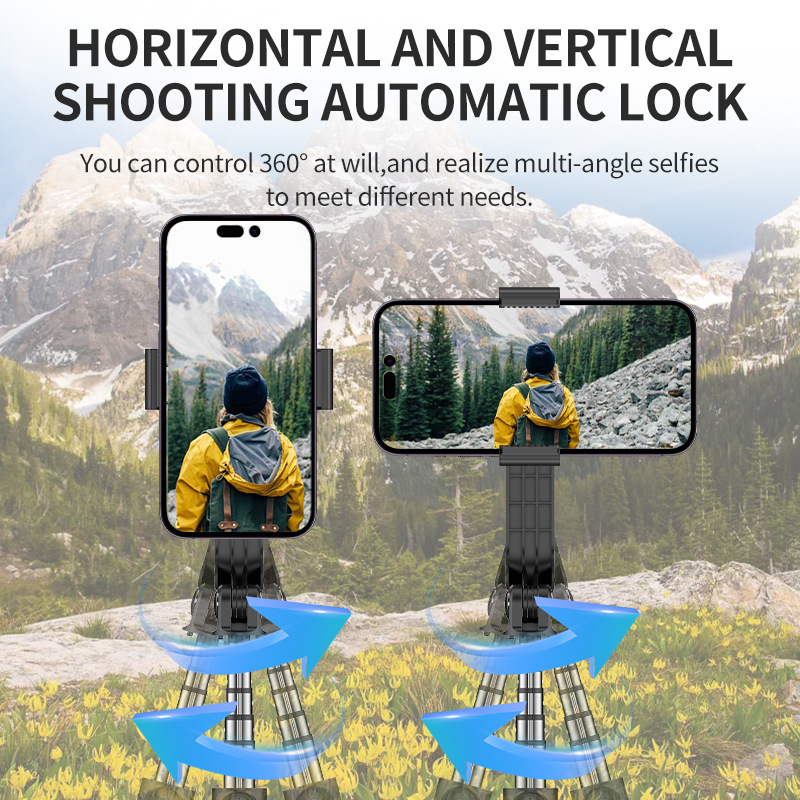 Гимбал стабилизатор SK-A4, едноосен стабилизатор, ABS+алюминиева сплав, Bluetooth, дистанционно управление