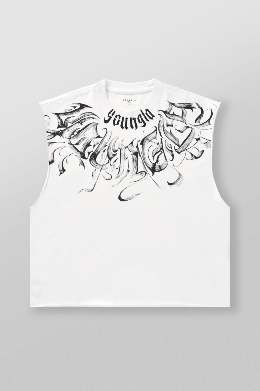 Sportska veste, opuštena silueta, uzorak s slovima, digitalno direktno tiskanje, pamuk mešavina 95%, Ljeto 2024
