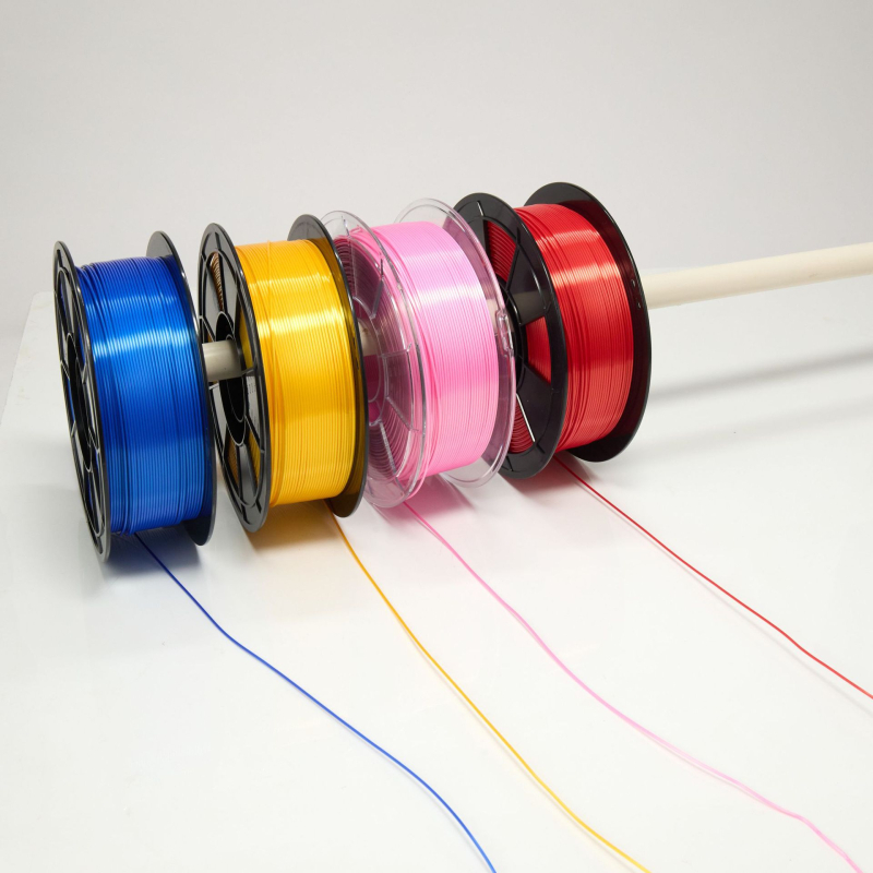 3D filament PLA+ Silk, visoka brzina, sjajni satinasti završetak, kompatibilan s Tuozhu Chuangxiang 3D printerima, točnost ispisa 0.02 mm