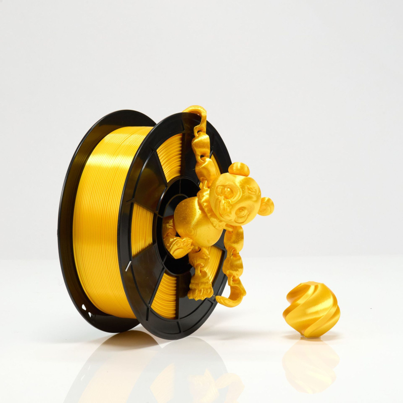3D filament PLA+ Silk, visoka brzina, sjajni satinasti završetak, kompatibilan s Tuozhu Chuangxiang 3D printerima, točnost ispisa 0.02 mm