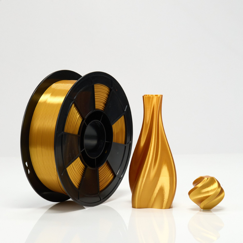 3D filament PLA+ Silk, visoka brzina, sjajni satinasti završetak, kompatibilan s Tuozhu Chuangxiang 3D printerima, točnost ispisa 0.02 mm