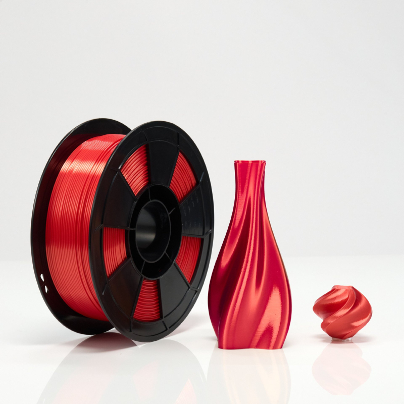 3D filament PLA+ Silk, visoka brzina, sjajni satinasti završetak, kompatibilan s Tuozhu Chuangxiang 3D printerima, točnost ispisa 0.02 mm