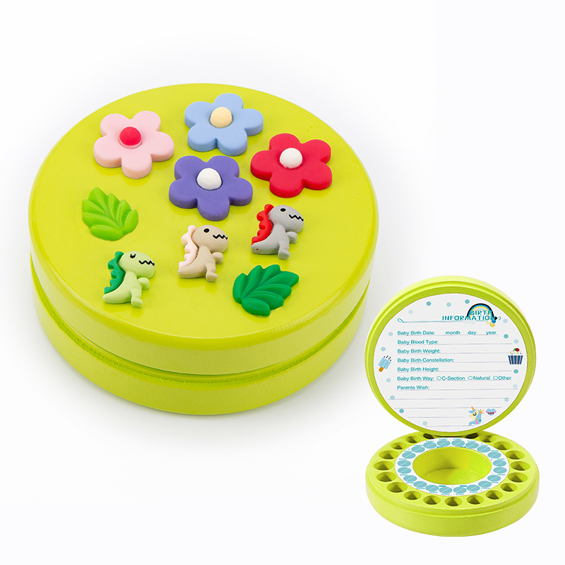 Drvena kutija za sjećanje na mliječne zube - DIY zbirka zuba, Handsome Dog, Zhejiang Yunhe podrijetlo