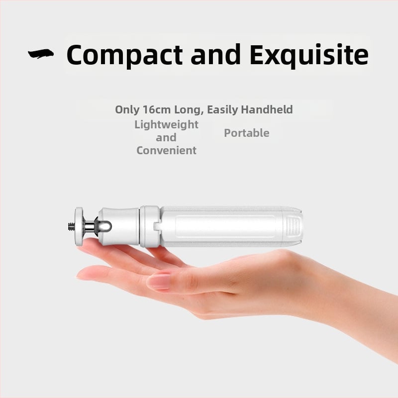 Мини десктоп стабилизатор за телефон/гимбал с 360° въртене, портативен и ръчен, метална конструкция; Bluetooth поддръжка; дистанционно включено