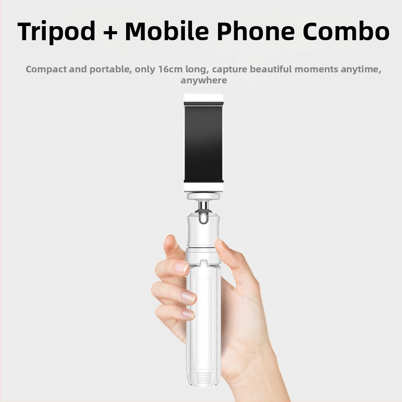 Мини десктоп стабилизатор за телефон/гимбал с 360° въртене, портативен и ръчен, метална конструкция; Bluetooth поддръжка; дистанционно включено