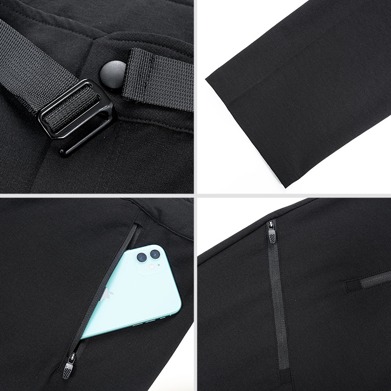 Pantaloni de exterior uscați rapid pentru bărbați – țesătură din amestec de fibre chimice; vară și primăvară; pentru alergare și fitness