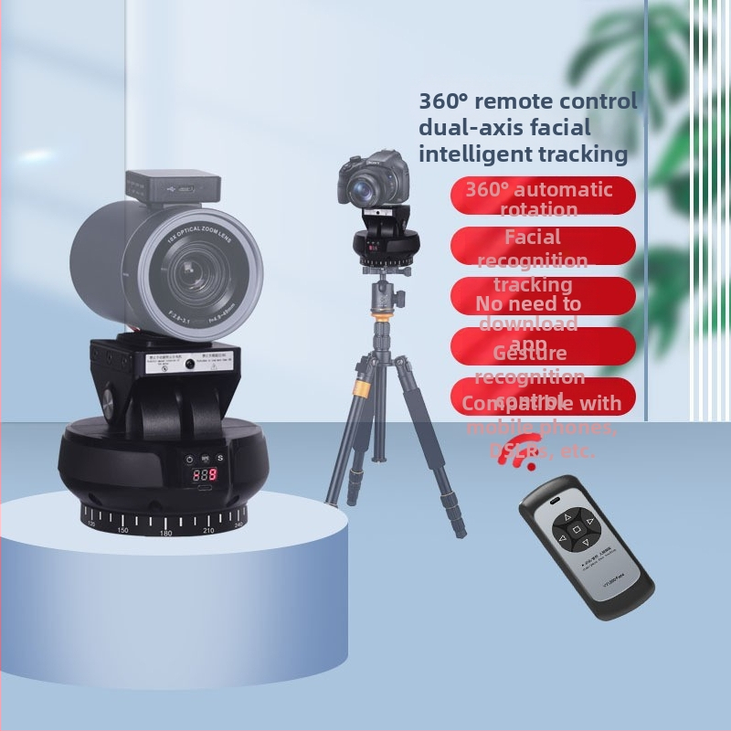 Gimbal sa praćenjem lica za DSLR/mirrorless, pametne telefone i GoPro – daljinsko upravljanje, 1/4-inčni navoj, horizontalno 230°, vertikalno 70°, masa 0.8 kg