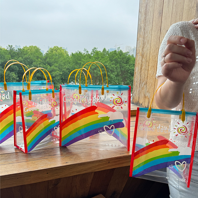 PVC torba za vrtić, prozirna, dvostruka konstrukcija, višestruka namjena