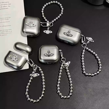 Zaštitno kućište AirPods 1/2/3 od TPU-a s elektroplatiranim mat završnim slojem i Saturn dijamantnom teksturom