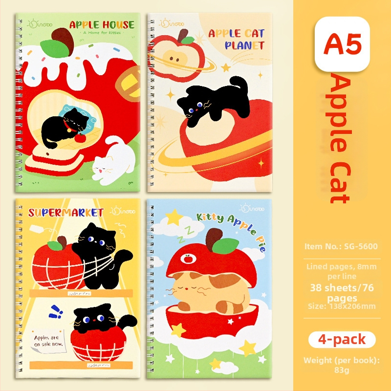 Špirálový zošit, séria Cartoon, 76 strán, možnosť prispôsobenia