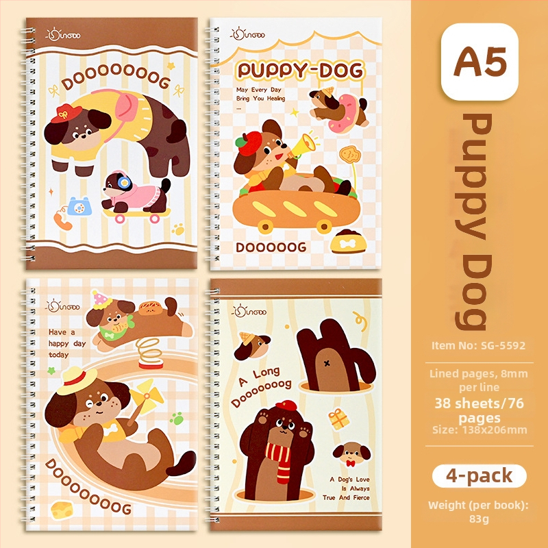 Špirálový zošit, séria Cartoon, 76 strán, možnosť prispôsobenia