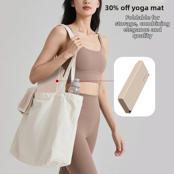 Skladacia joga podložka – Silk Flower materiál, protišmyková a tlmenie hluku, hrúbka 0.8 cm