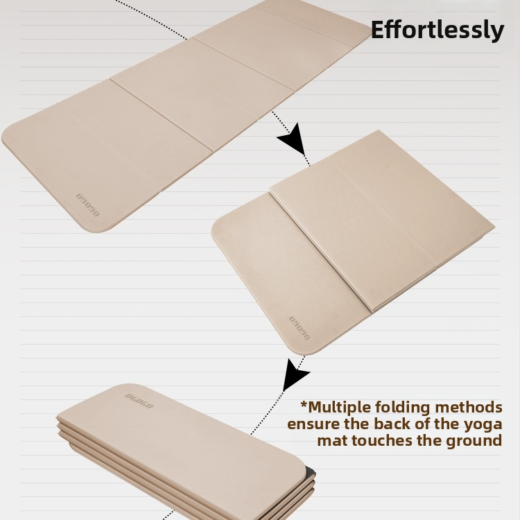 Skladacia joga podložka – Silk Flower materiál, protišmyková a tlmenie hluku, hrúbka 0.8 cm