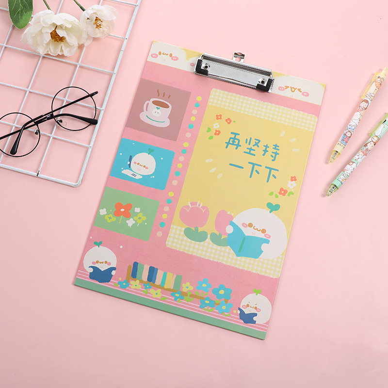 Клипборд за писане с двойно захващане: здрав клип и щипка за плоча, хартия, дебелина на плочата 3 мм, ширина на гърба 22 мм