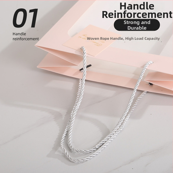 Darčeková taška so oknom z bieleho kartónu – tlač, prispôsobiteľná na jubileá