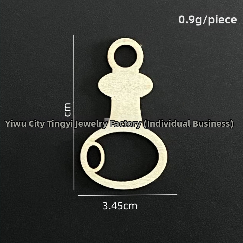 Probušena okrugla drvena pločica za vješanje, lasersko graviranje i ručno pisana oznaka, šuplji dekorativni dodatak, šifra proizvoda 035, materijal drvo, modern minimalistički stil.