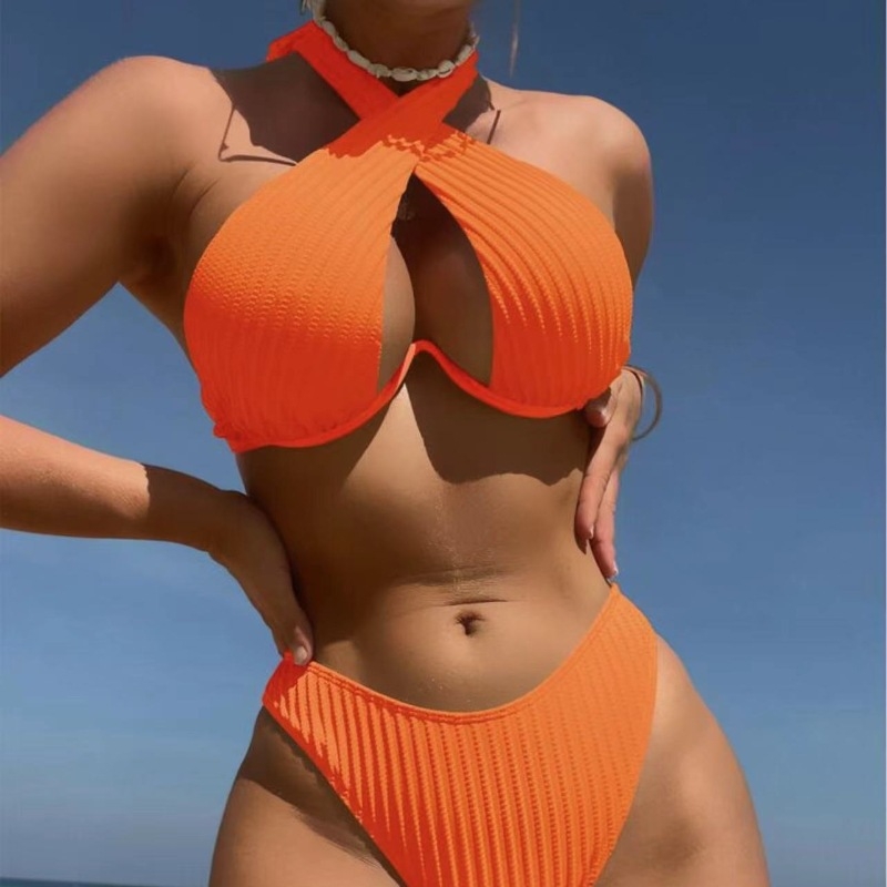 Bikini set - visoki struk, leđa otvorena; 82% poliester, 220 g, podstava 95% poliester