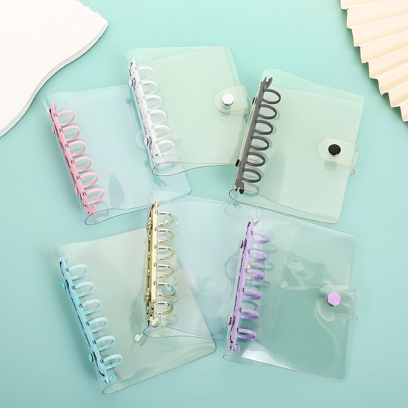 Прозрачен PVC подвързвач за бележки със система за разделни листове, Sun Paper 90 г/м², 50–100 страници