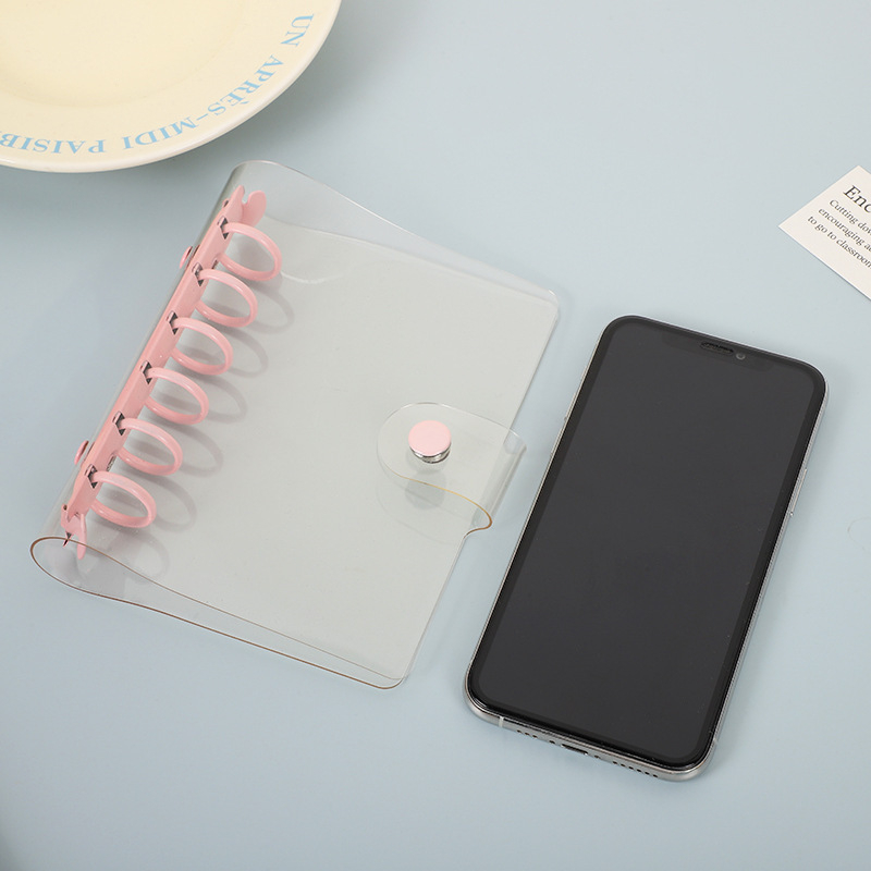 Прозрачен PVC подвързвач за бележки със система за разделни листове, Sun Paper 90 г/м², 50–100 страници