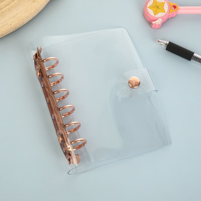 Прозрачен PVC подвързвач за бележки със система за разделни листове, Sun Paper 90 г/м², 50–100 страници