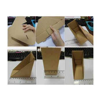 Zárható papírsarokvédő ajtókhoz, ablakokhoz és tükrökhöz – háromoldalas kraft papírból és hullámpapírból készült sarokvédő keretekhez