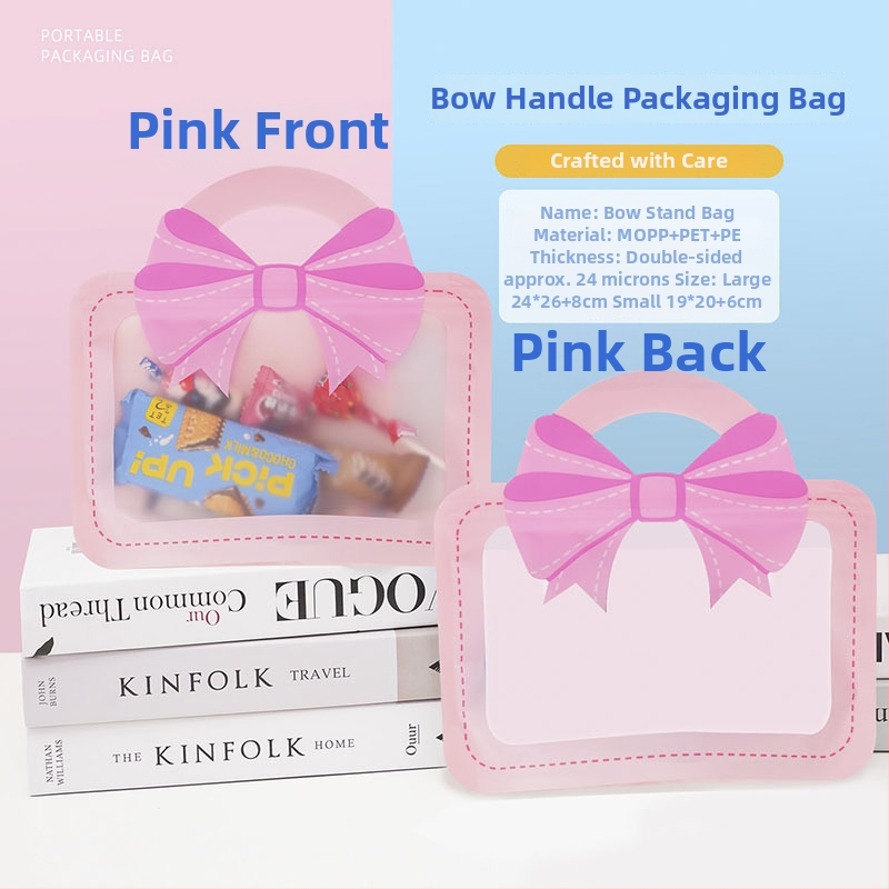 Kreslená taška na darček s mašličkou, stojaca pre deti, balenie Zhongpeng, logo na mieru