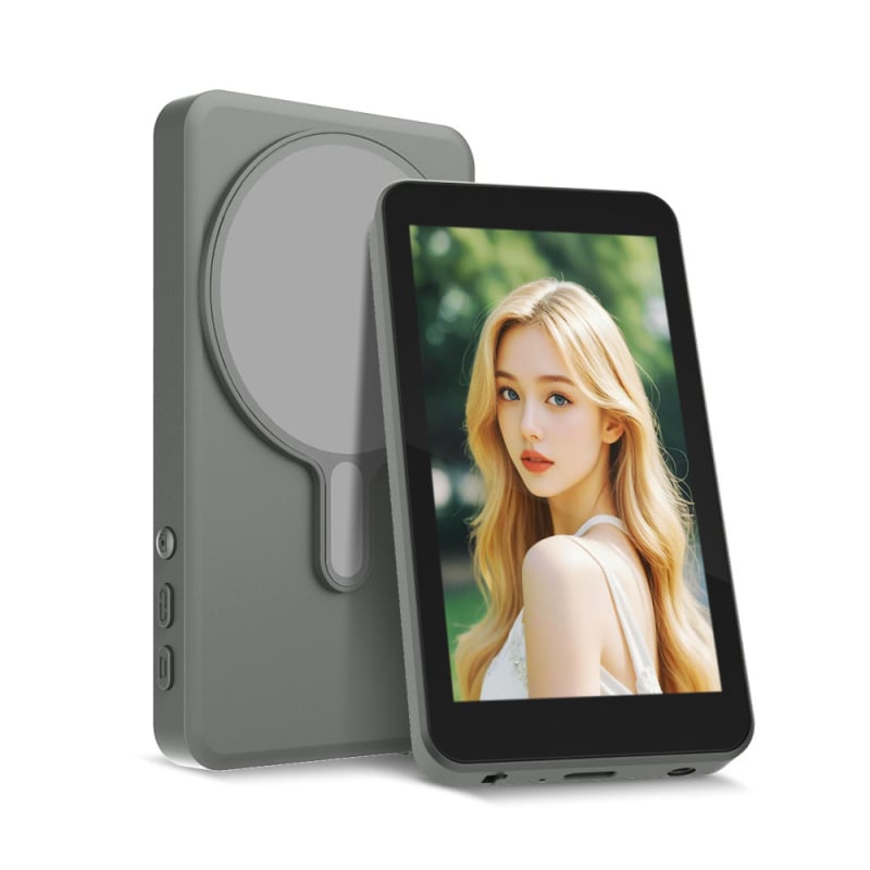 Магнитен заден екран-проектор за мобилен телефон — Selfie Display, ABS, Bluetooth, дистанционно включено, персонализируемо, съвместимо с Android, iPhone 16 и Huawei