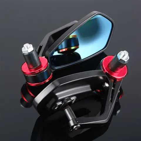 MOXI огледало за кормило на мотоциклет – квадратно, алуминиева сплав, модификация голяма серия