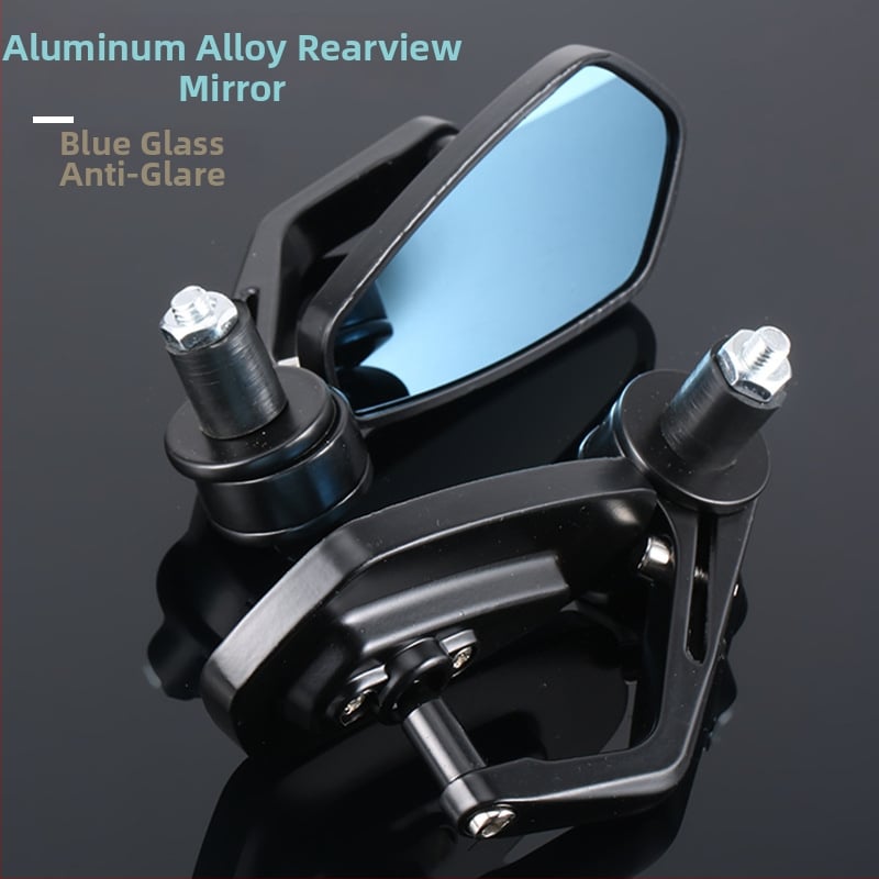 MOXI zrkadlo na riadidlá motorky – štvorcové, hliníková zliatina, veľká séria úprava