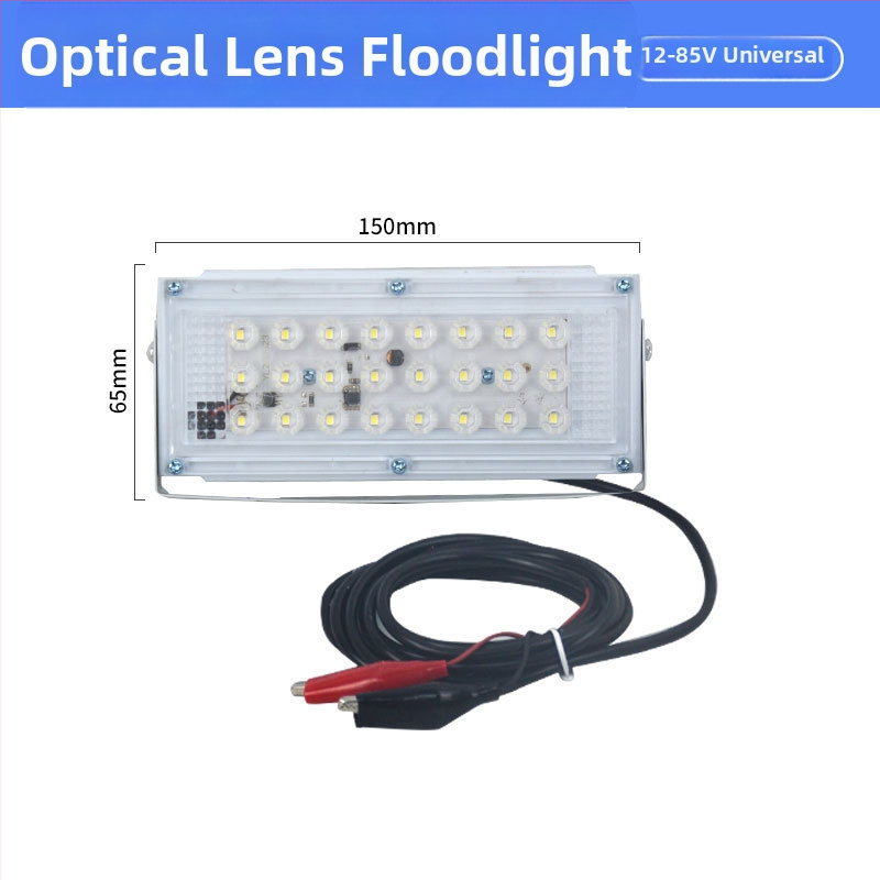 Аварийно прожекторно осветление с широк диапазон на входно напрежение 12–85 V, IP66, алуминиев корпус, PF 0.6, за външна употреба