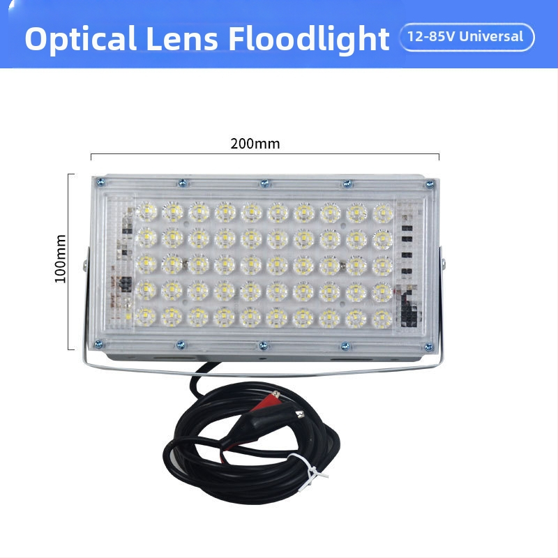 Аварийно прожекторно осветление с широк диапазон на входно напрежение 12–85 V, IP66, алуминиев корпус, PF 0.6, за външна употреба